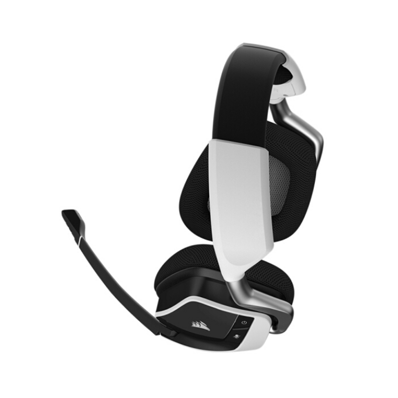 美商海盗船(USCorsair) VOID PRO RGB灯效 电脑手机绝地求生吃鸡游戏电竞耳麦耳机 有线版 白色