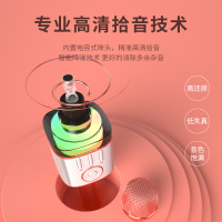 屁颠虫(Hifier)X9话筒音响一体麦克风无线电视KTV家用全民K歌神器手机蓝牙唱歌内置声卡直播套装 玫瑰金+便携包