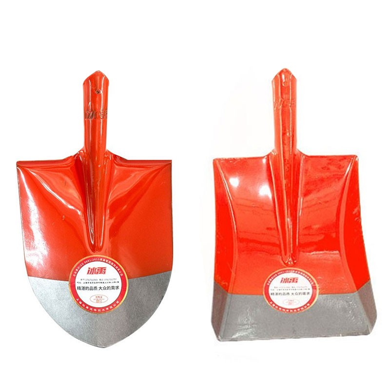 冰禹 铁锹 BY-001 锰钢 大号 尖锹 含柄+3双手套 1件高清大图