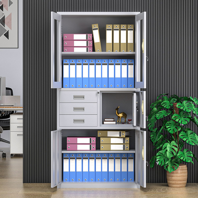 凯量 文件柜偏三保 850*390*1800 台高清大图