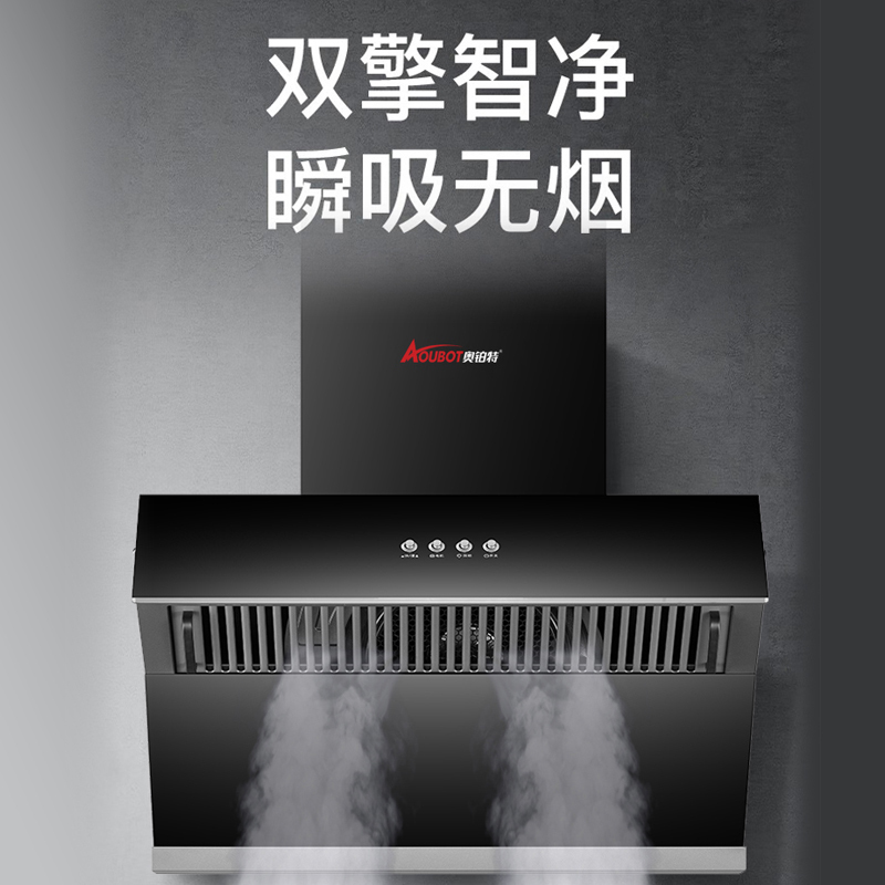 奥铂特 货号AY251 大吸力抽油烟机 700MM小尺寸 斜角度拢烟 可拆卸油网 国标一级能效