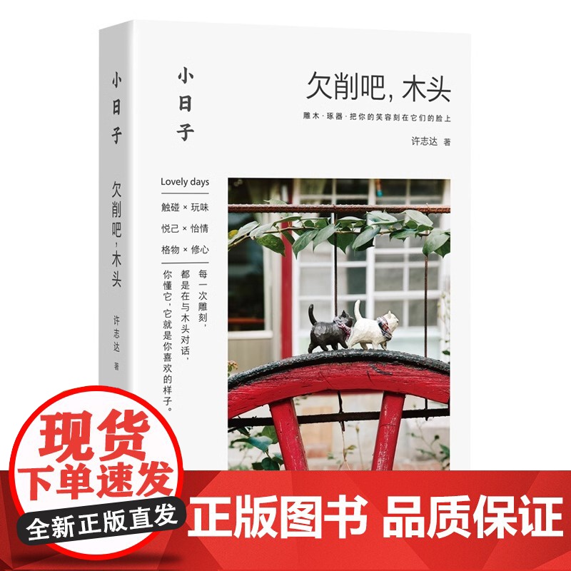 [央视网]小日子 欠削吧 木头 木工雕刻书 手工DIY木工小工具QD木雕木工制作摆件物件 零基础初学者雕刻入门指南小饰品高清大图