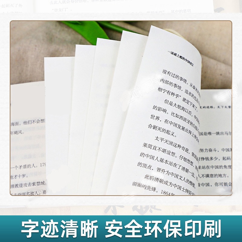 一读就上瘾的中国史1 [正版]2册 一读就上瘾的中国史全套1+2 温伯陵趣说中国史历史不忍细近代史通史历史类书高清大图
