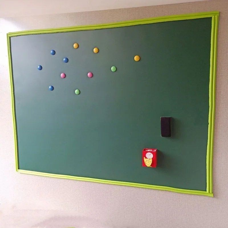 家教擦黑板画板儿童黑板涂鸦板画画贴墙上的家庭用具磁性自贴可