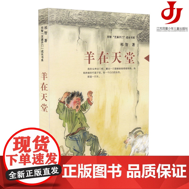 羊在天堂 祁智芝麻开门成长书系正版 以温柔细腻的笔法 将童年记忆的种种付诸笔端 结成一个个意境悠远的故事高清大图