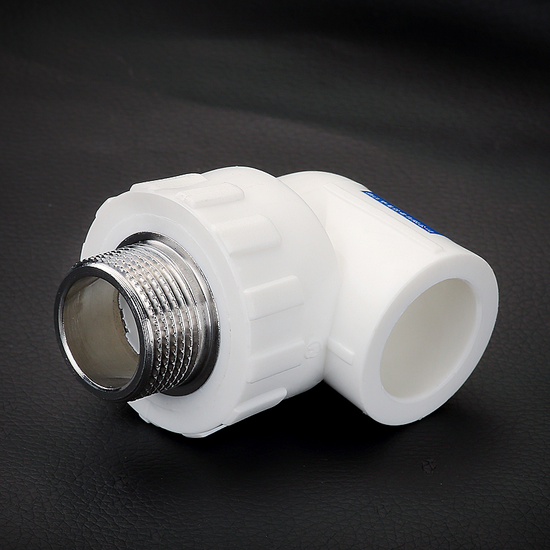 加厚20ppr25外丝弯头4分6分32外牙弯头ppr水管配件接头管件配件
