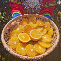 [怀化馆]麻阳冰糖橙 5斤 单果50-55mm 新鲜橙子冰糖橙迷你柑橘橙子 轰隆隆 苏宁 生鲜