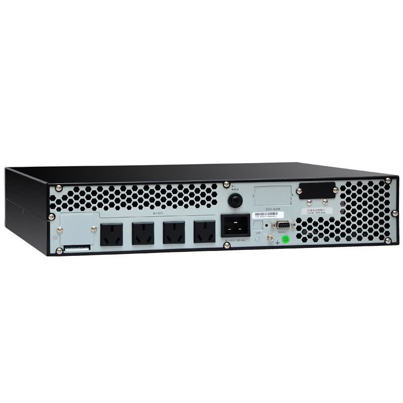 山克SR3KS ups不间断电源 3KVA/2400W机架在线式机房服务器备用UPS电源外接电池[单主机]高清大图
