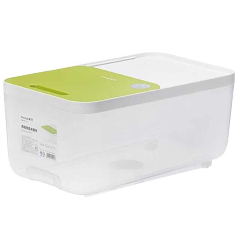 茶花米桶M滑盖防尘防潮密封大米收纳箱012005(颜色随机)