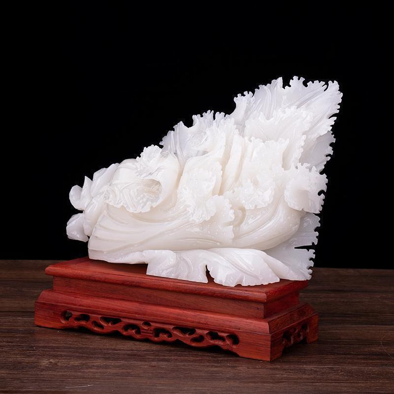 玉白菜摆件家居风水摆设办公室客厅玄关店铺开业礼品_363_648_651