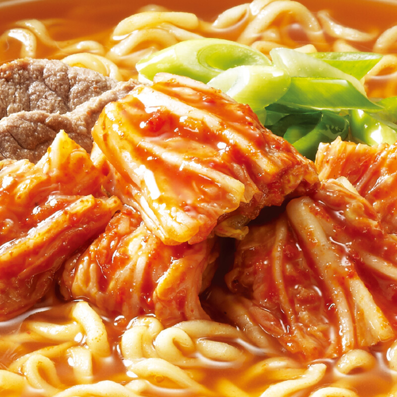 农心辣白菜辛拉面 经典八连包辛拉面组合 方便面 速食 韩式拉面