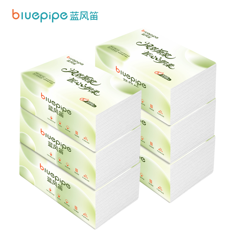 蓝风笛 抽纸 3层 132抽 包高清大图
