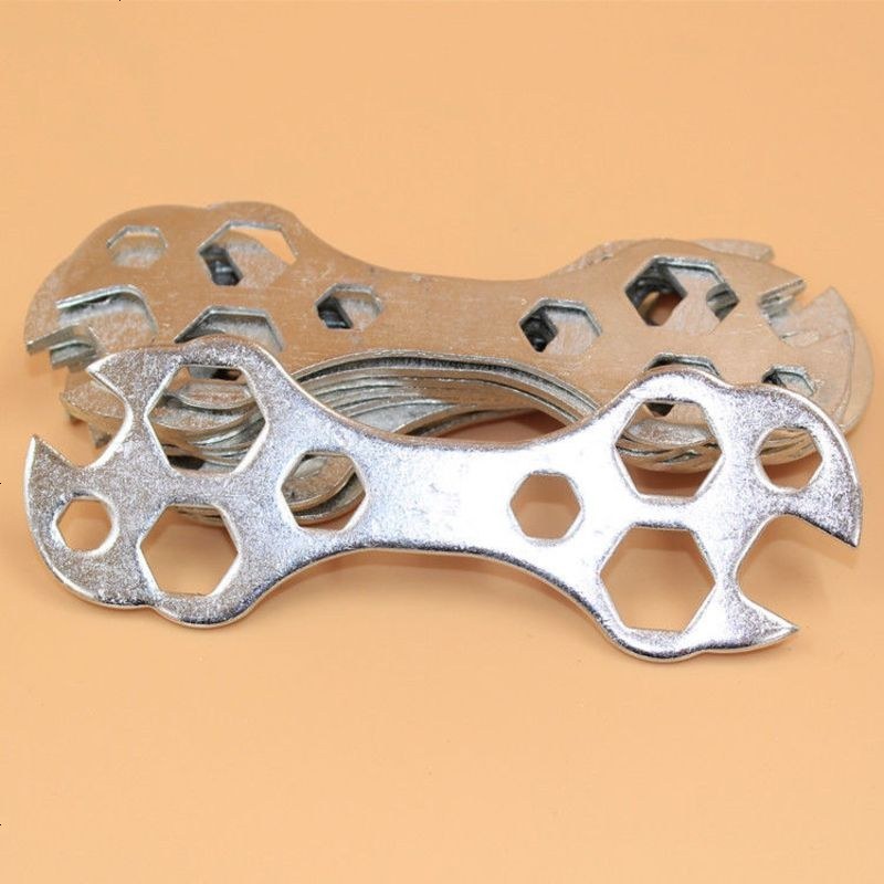 自行车扳手山地车多功能花片扳手多孔梅花修车维修工具死飞外六角视频