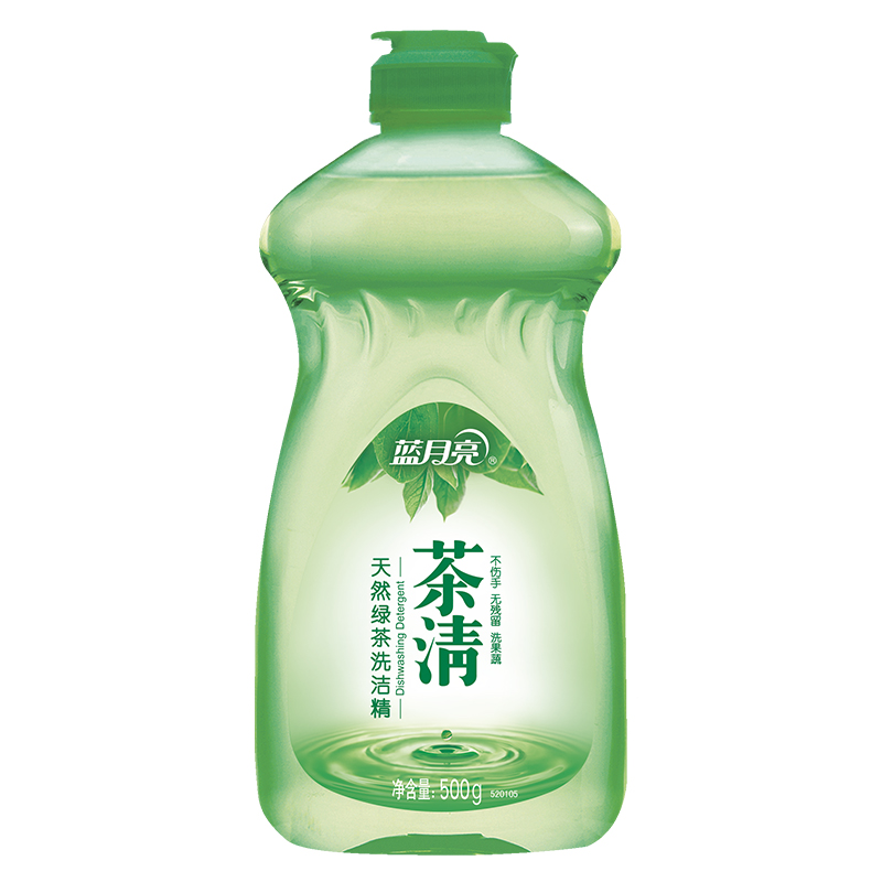 蓝月亮家庭清洁五件套2.6kg:洗衣液+衣领净+油污克星+洗洁精+地板水高清大图
