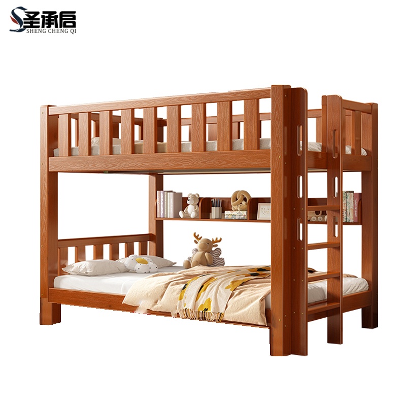 圣承启 实木床 1.35*2m张高清大图