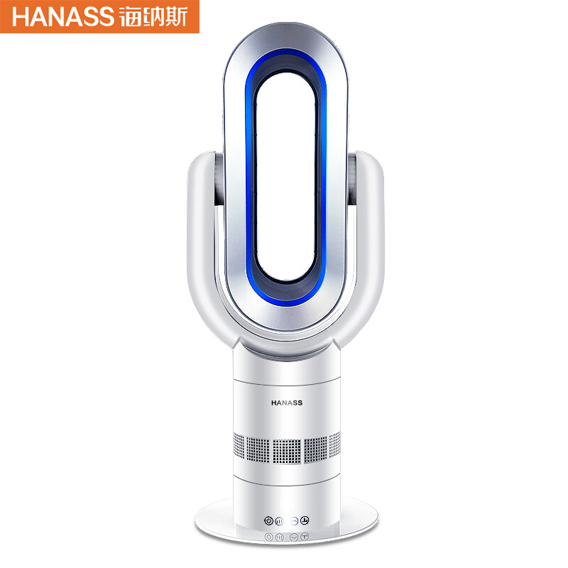 海纳斯(HANASS)无叶风扇Q8-PRO电风扇 家用 冷暖两用/智能遥控台扇/落地扇/塔扇