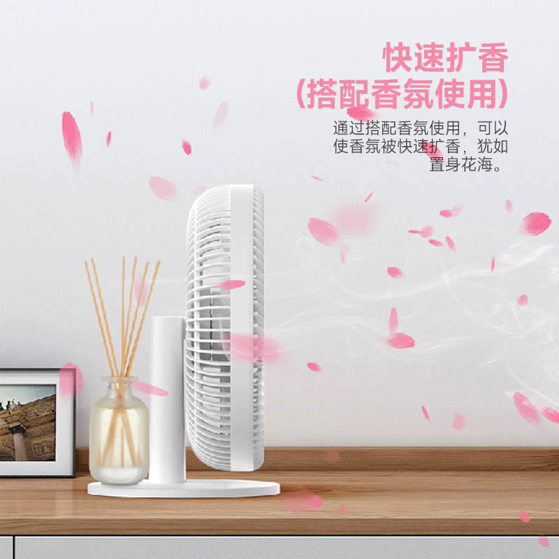 海路世(Heallux)充电小风扇台式电风扇AF06B高清大图
