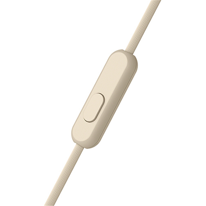 索尼（SONY）立体声耳机IER-H500A（浅金色）有线控 防缠绕耳机线