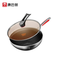 康巴赫CHC32A4第四代抗菌不锈钢炒锅32cm