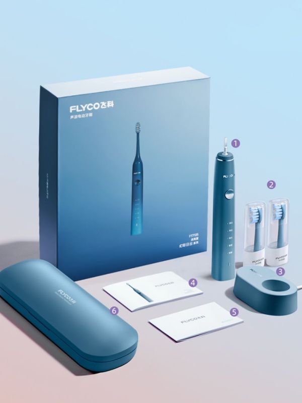 飞科(FLYCO) 成人电动牙刷FT7105深海蓝