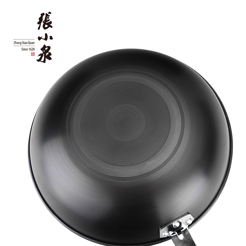 张小泉万家简品精铁炒锅铸铁炒菜锅具C30330100