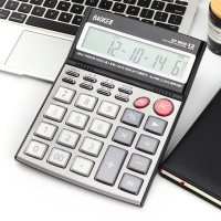 宝克(baoke) EC6820语音计算器12位财务金融办公专用计算器学生用大按键财务学生计算器
