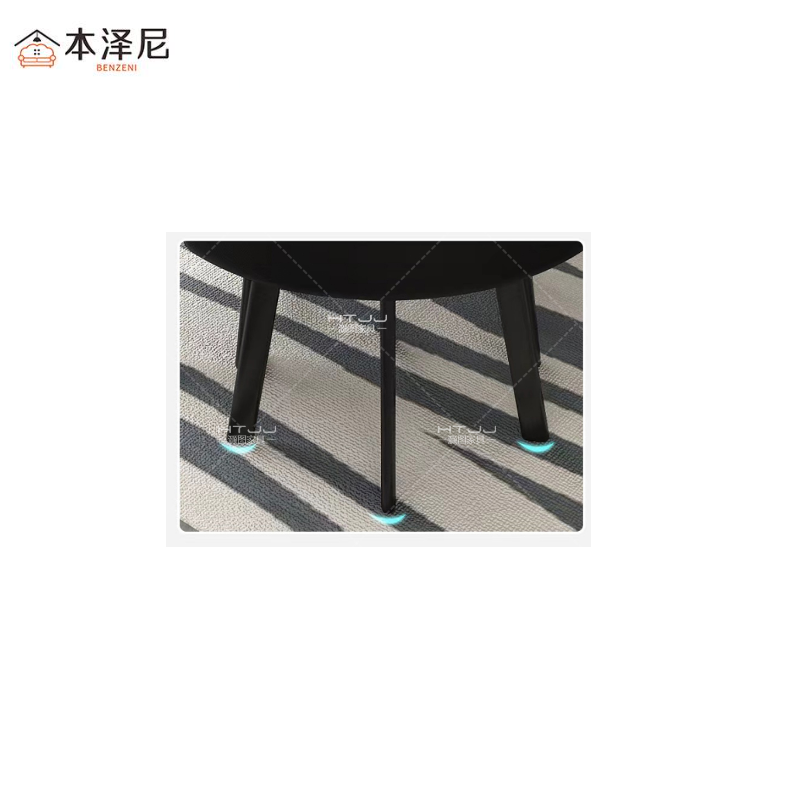 本泽尼 会客桌椅 洽谈桌椅 HTX-828-4 800*800*750mm 套高清大图