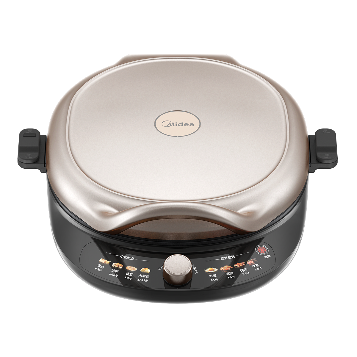 美的(Midea)电饼档双面加热煎烤机烙饼锅加大加深早餐机煎饼薄饼机多功能升降烤盘 MC-JKE30T78高清大图