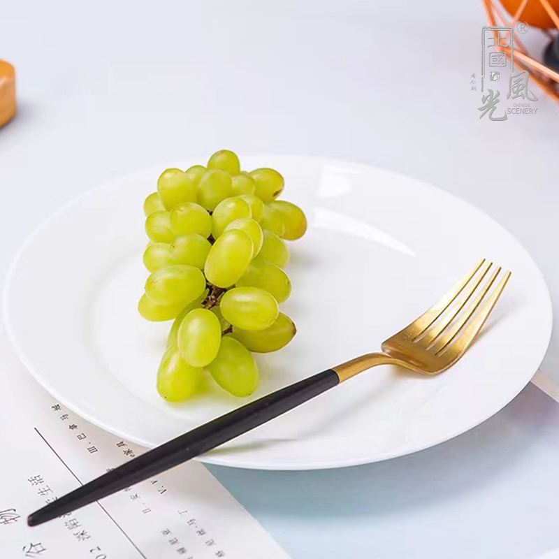 北国风光骨瓷餐具套装26头白雪公主TS-0026套高清大图