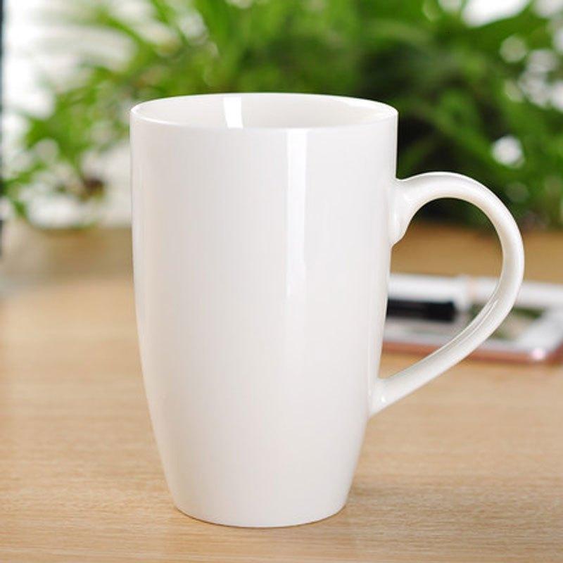 简约陶瓷杯子喝水杯茶杯白色马克杯早餐办公室牛奶咖啡杯多色多款生活日用家庭清洁生活日用家居器皿水具/水杯