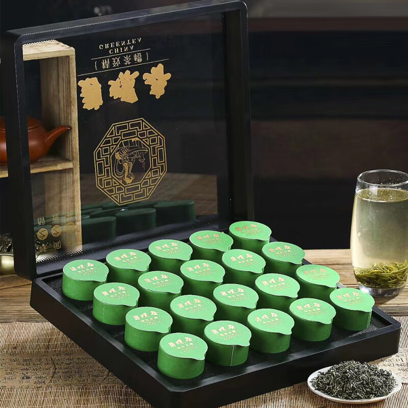 素言茶坊 水晶礼盒碧螺春20小罐300克 BDZSSC高清大图