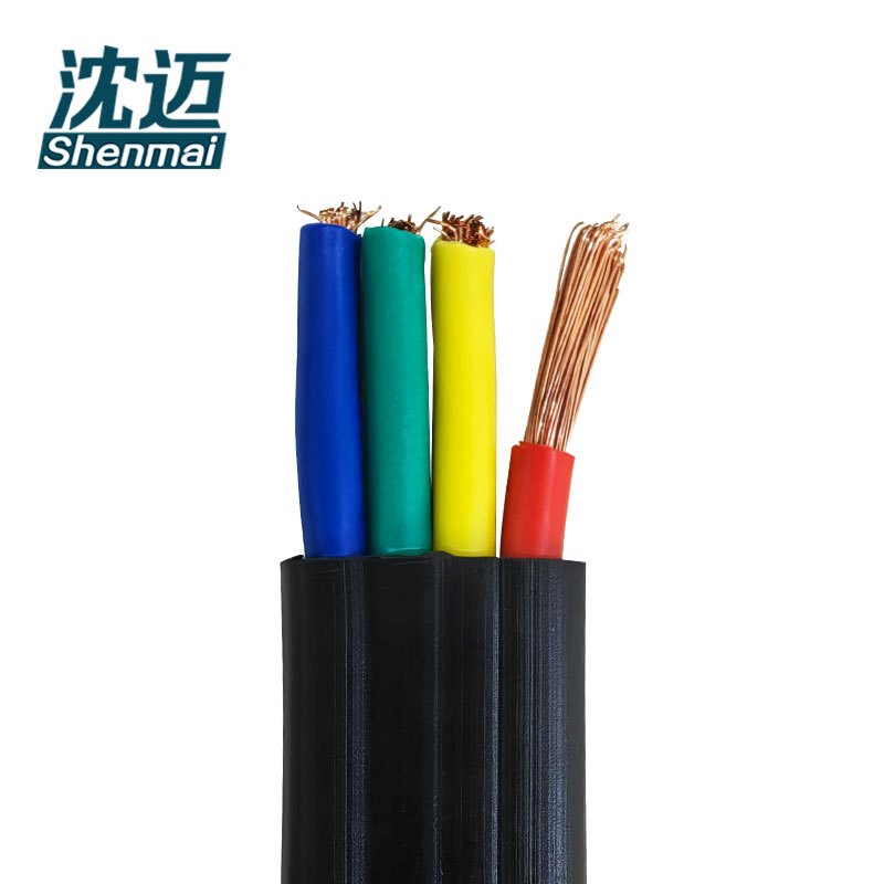 沈迈 铜芯扁电缆 YFFB-4*2.5mm² /米高清大图