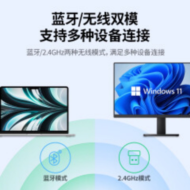 绿联 鼠标 MU001-90366 无线,蓝牙,多模 灰色 1个高清大图