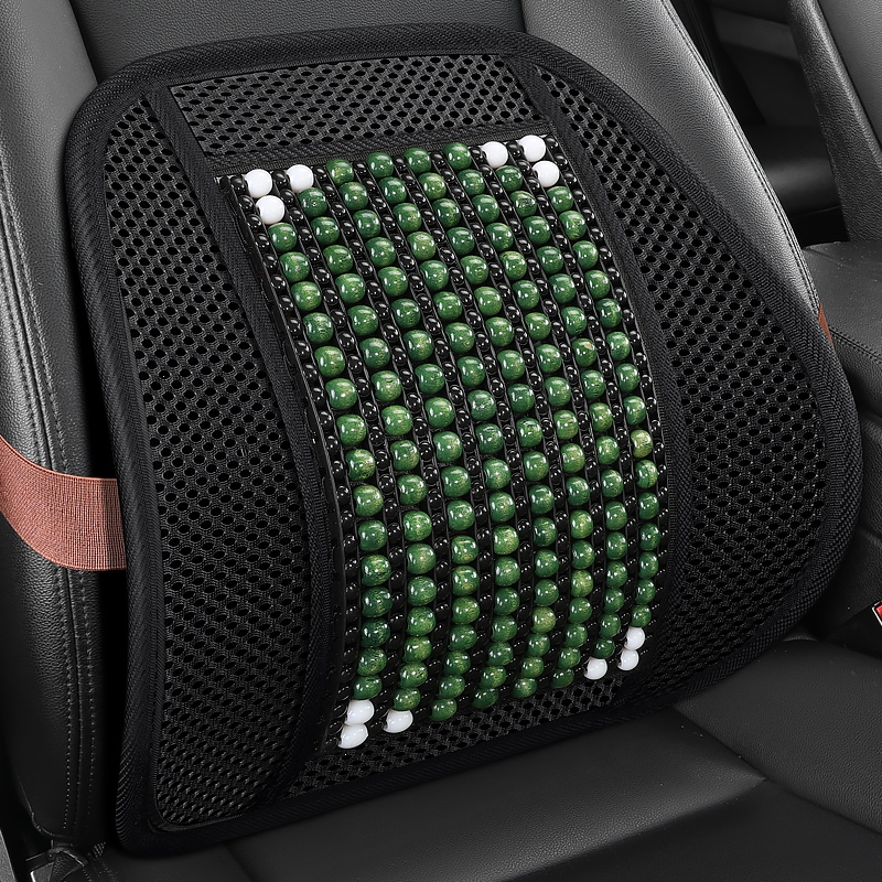 闪电客四季透气汽车腰靠垫办公室护腰按摩腰垫靠背车用座椅腰枕靠枕