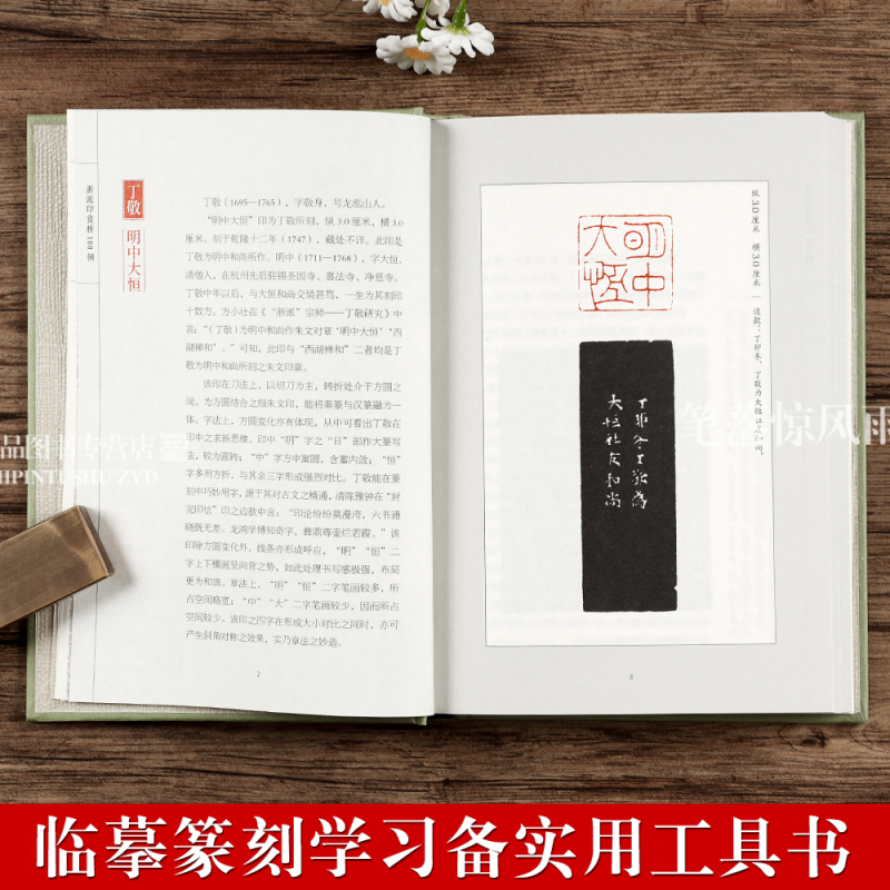[正版]浙派印赏析100例 篆刻分类赏析系列 官玺私玺印章印谱历代古印赏析临摹篆刻欣赏原大呈现技法解析入门 篆刻工艺艺