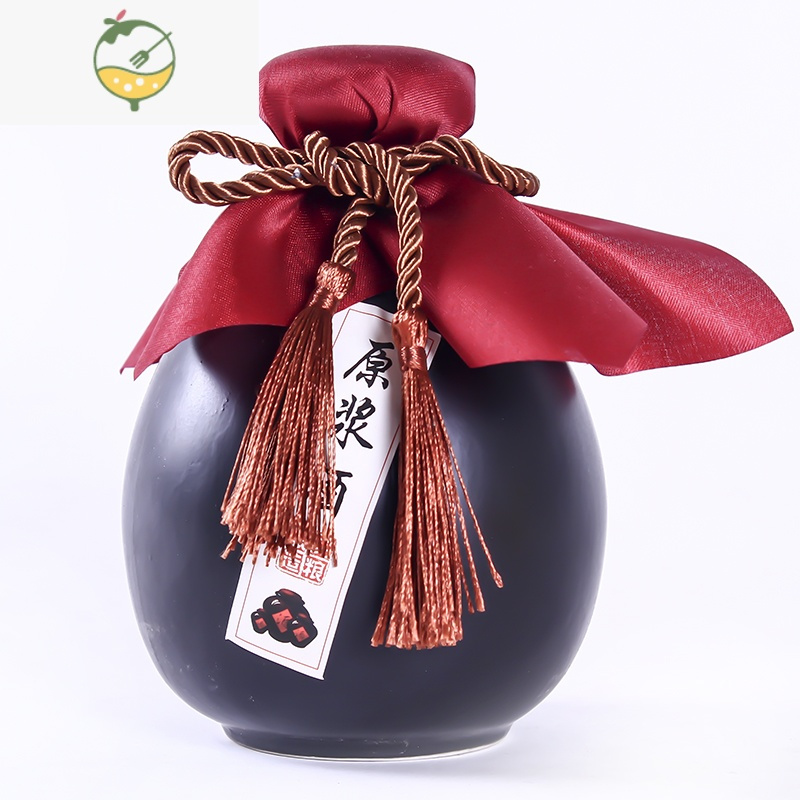 yicheng酒坛子酒瓶一斤装全套空瓶小酒壶家用密封古风陶瓷白酒泡酒