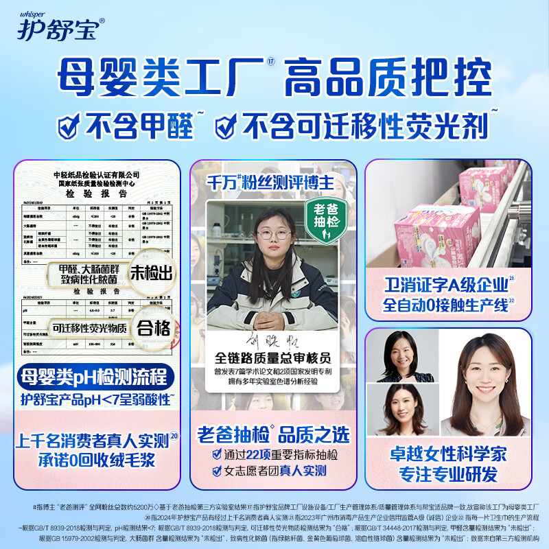 护舒宝透气卫生护垫 18+2片装高清大图