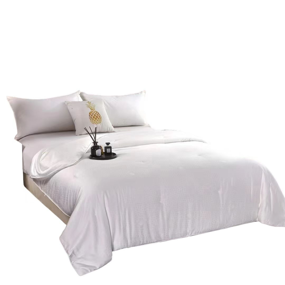 三水依梦 天丝棉抗菌被160*210cm 条高清大图