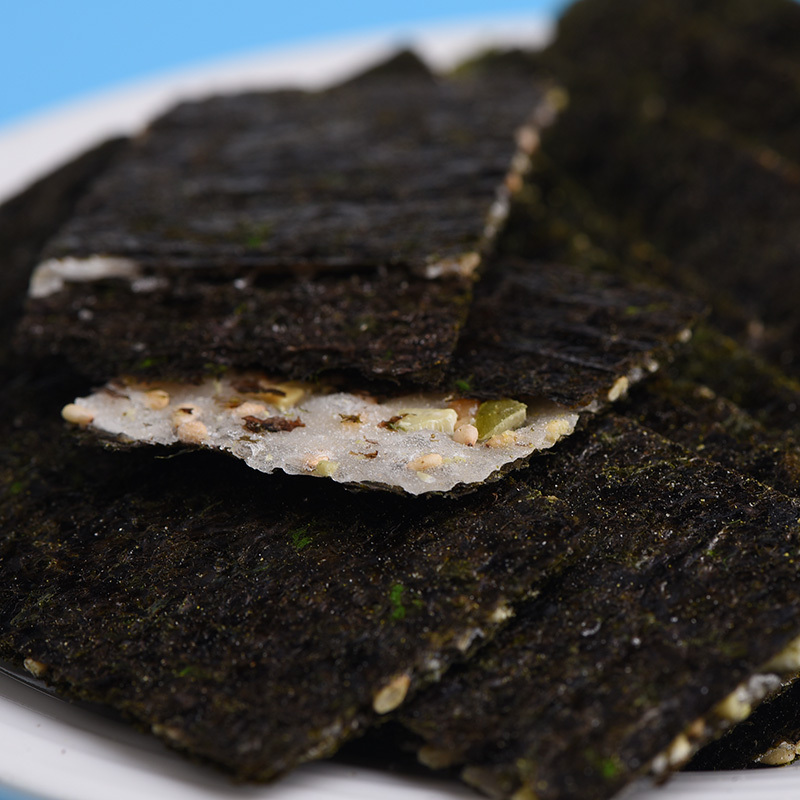 【南瓜子】山水说夹心海苔罐装即食儿童芝麻原味炒米巴旦木南瓜子42克罐装（6罐起售）