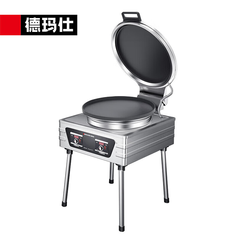 德玛仕 DBC54A-TZ1(380V~)电饼铛立式 大型双面加热 全自动电饼炉 直径54×3.0cm固定款