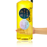 第一坊冷榨花生油压榨一级1.8L*2