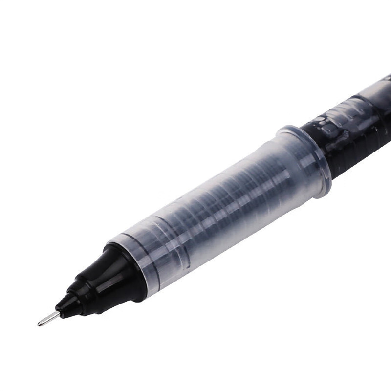 晨光(M&G)文具0.5mm黑色中性笔 米菲系列直液式签字笔 全针管水笔 12支/盒 FRPB1803高清大图