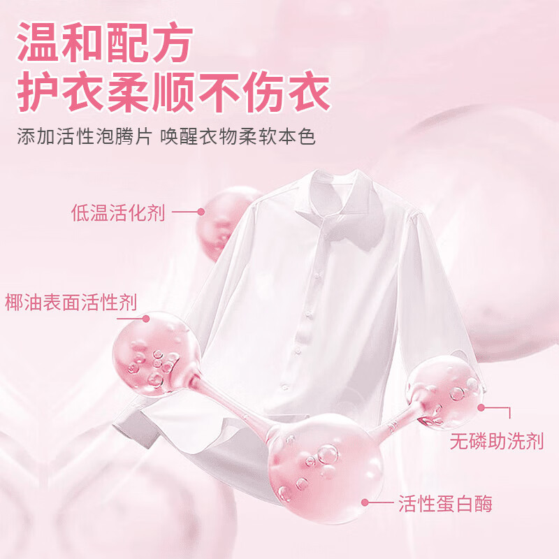 沫檬-白衣泡泡净白衣泡泡净强力去污白衣去黄去渍增白除味10g_15枚MMDD23-5*1!