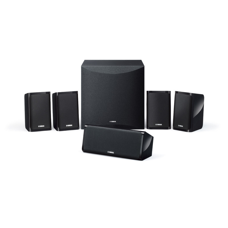雅马哈(Yamaha)NS-P41 家庭影院音箱套装(主箱+中置+环绕+低音炮)6只套装 黑色