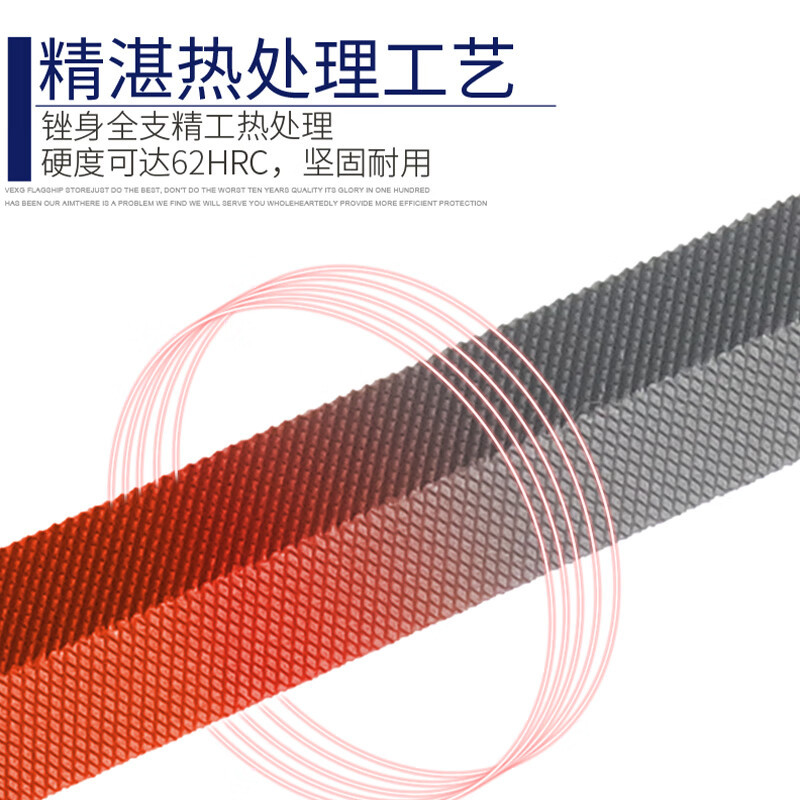 长城方锉刀方形钢锉金属矬子戳刀挫打磨工具木工细中粗齿错刀 粗齿:150mm(6) 413340