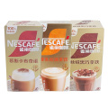 Nescafe雀巢金牌速溶咖啡卡布奇诺丝滑拿铁摩卡臻享白咖啡5条盒装
