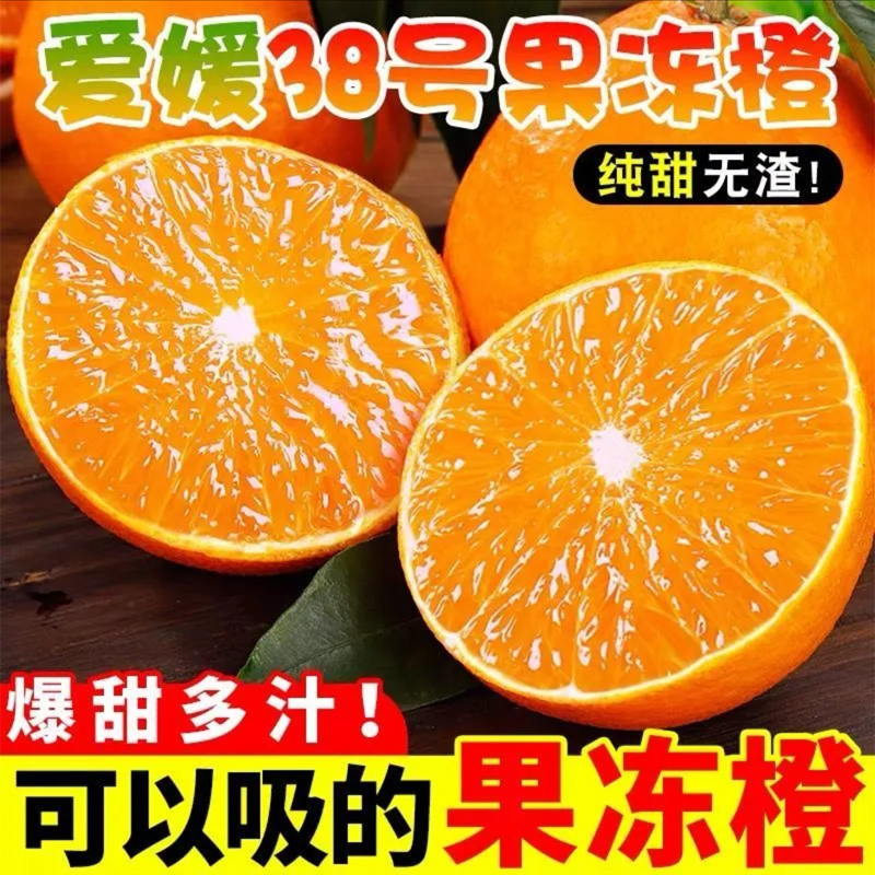 爱媛38号果冻橙 5斤 单果70-75mm 丑八怪橙子新鲜柑橘蜜桔 新鲜水果生鲜陈小四水果四川特产