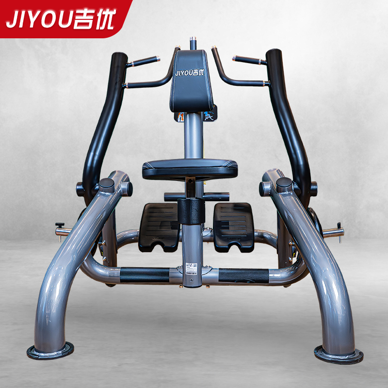 吉优JY-M06坐姿划船训练器健身房商用综合训练器械(不含杠铃片)高清大图