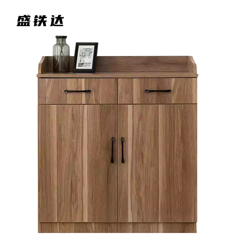 盛铁达 胡桃色带抽屉矮柜1200*400*800mm STD-XXKG29 张高清大图