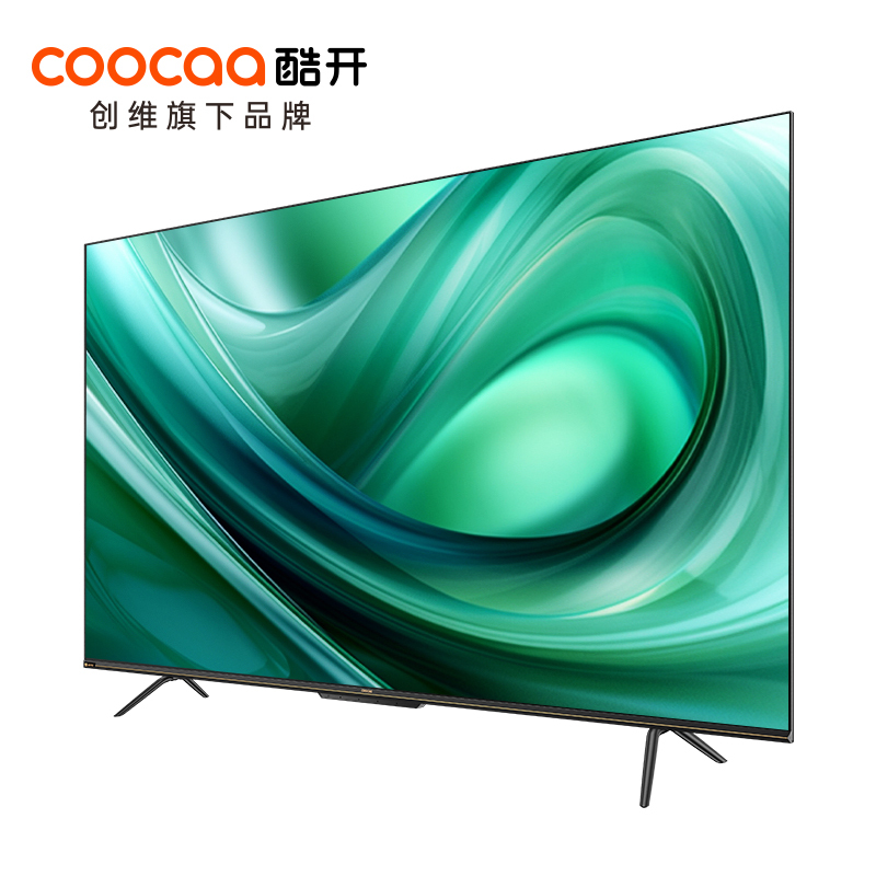 酷开创维 55P60 P 55英寸 内置回音壁 五项健康检测 全通道120HZ 3+64GB 智能健康电视机